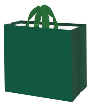 Torba torebka ZIELONA duża zakupowa 45x20x40 cm