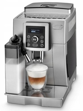 Ekspres ciśnieniowy do kawy z młynkiem i pojemnikiem Delonghi ECAM23.466.S