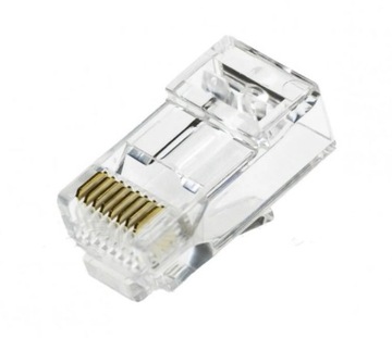 Wtyk RJ45 Na Drut Kat. 6A komplet to 2 sztuki !!!