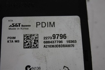 MODUL PDIM USB AUX 22739796 OPEL ASTRA J IV