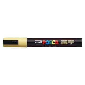 МАРКЕР POSCA PC-5M UNI С СОЛОМНО-ЖЕЛТОЙ КРАСКОЙ ДЛЯ ПОСТЕРА