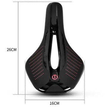 ВЕЛОСИПЕДНОЕ СИДЕНЬЕ ЖЕНСКОЕ МУЖСКОЕ С МЯГКОЙ ПЕНОЙ, ВЕНТИЛЯЦИОННОЕ