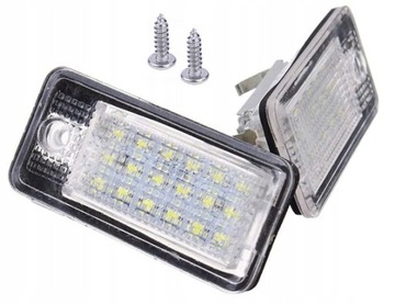 LAMPKI LED PODŚWIETLENIE AUDI A3 8P A4 B6 B7 A6 C6