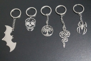 БРЕЛОК, брелок, ажур, сталь, ВОЛК, ВОЛК