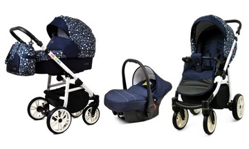 BabyLux Wózek 3w1 dziecięcy spacerówka COLORLUX