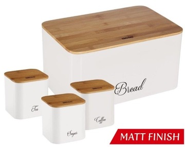 ХЛЕБ Набор КОНТЕЙНЕРОВ для кофе, чая, сахара
