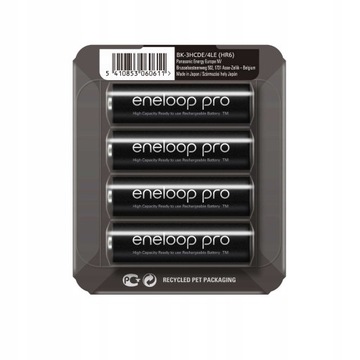 4x AKUMULATOR PANASONIC ENELOOP PRO 2500mAh R6/AA