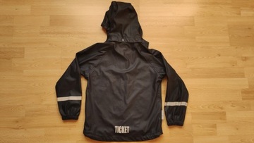 Дождевик прорезиненный TICKET, размер 128.
