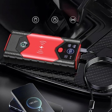 MOCNY POWER BANK JUMP STARTER ROZRUCH DO SAMOCHODU 12V 20000MAH