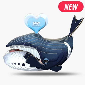 3D Пазл Гренландский Кит Пазл - творческий набор для детей от 6 лет, Eugy