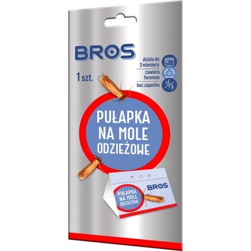 BROS PUŁAPKA FEROMONOWA NA MOLE ODZIEŻOWE DO SZAFY