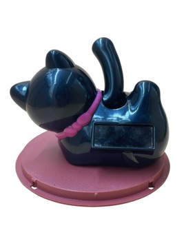 SOLARNY Japoński Kot Maneki-Neko Chiński Szczęścia 11cmx8cm Czerń