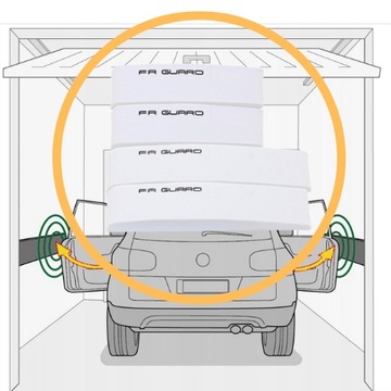 Накладки на двери автомобиля 4 шт.