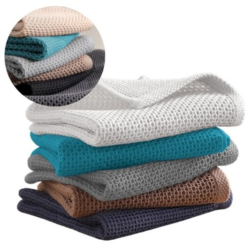 Zestaw ręczników 25x25 komplet 8szt BAWEŁNA WAFEL szybkoschnące mix kolorów