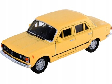 WELLY Model Duży FIAT 125P Model 1:34 - 39 Samochód ŻÓŁTY