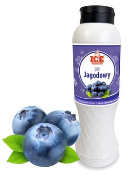 Sos JAGODOWY polewa do lodów, gofrów, deserów 1kg