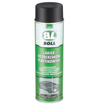Czarny Lakier do zderzaków plastikowych w sprayu Boll 500ml