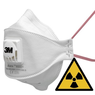 Маска 3M FFP3 Радиоактивная пыль Радиоактивность