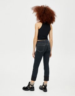 CZARNE Jeansy Damskie Pull&Bear R.34 M009101