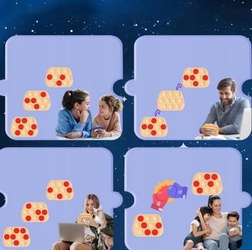 POPIT ЭЛЕКТРИЧЕСКАЯ АНТИСТРЕССОВАЯ ОБРАЗОВАТЕЛЬНАЯ ИГРА В ПОДАРОК