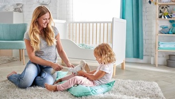 Кровать деревянная Kinderkraft NICO, белый