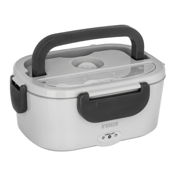 TERMOS LUNCHBOX Z PODGRZEWANIEM 1,1L LB2410 230V 24V 12V SZARY + TORBA