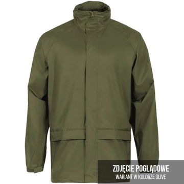 Kurtka przeciwdeszczowa z kapturem Highlander Outdoor Stormguard Czarna M