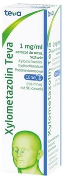 Teva Xylometazolin aerozol do nosa na katar 0,1% 10 ml