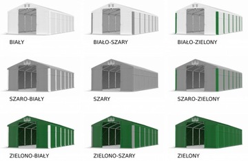 Гаражная палатка 6x12m [2,5 м] зима Das 560 WP