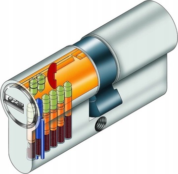 ДВЕРНОЙ ЦИЛИНДР 30/30 5 КЛЮЧЕЙ С ЛАТУННЫМ ПОКРЫТИЕМ БЕСПЛАТНО