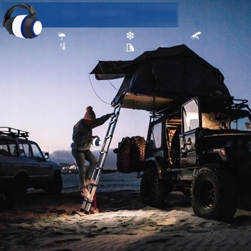 КЕМПИНГОВЫЙ ФОНАРЬ ЛАМПА ДЛЯ КЕМПИНГА POWERBANK 4в1