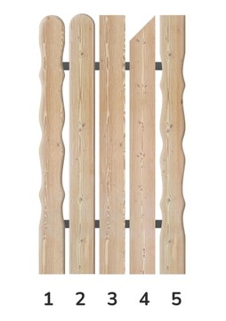 Sztachety drewniane 60CM MODRZEW na płot