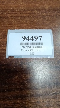 CITROEN C1 1.0 ŘÍZENÍ MOTORU 0261208702