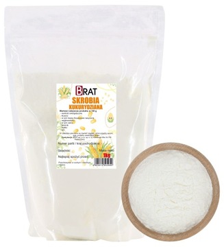 SKROBIA KUKURYDZIANA skrobia z kukurydzy 1kg
