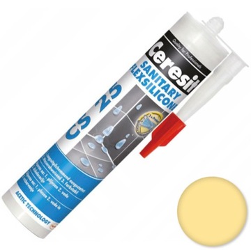 Silikon sanitarny Ceresit CS25 280ml SAHARA