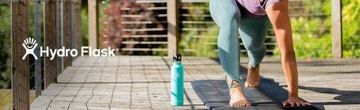 HYDRO FLASK STANDARD MOUTH INSULATED SPORTCAP BLACK