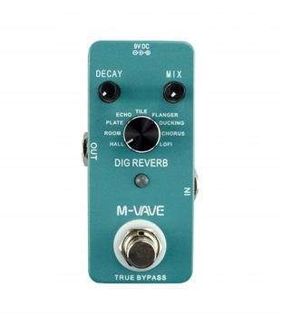 Digital Reverb Guitar Effect Pedal 9 Types