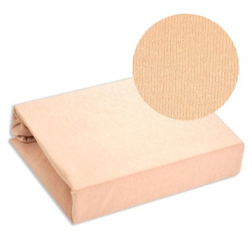 Prześcieradło z gumką 80x180 cm jersey 100% bawełn