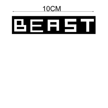 NAKLEJKA na samochód Beast Bestia NaKLEJKI na auto