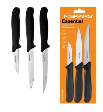 Набор ножей Fiskars Essential 3 шт.