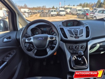 Ford C-MAX II Minivan 1.0 EcoBoost 100KM 2014 Ford C-MAX Czujniki Parkowania Klimatyzacja Grzane Fotele Pelen Serwis, zdjęcie 16