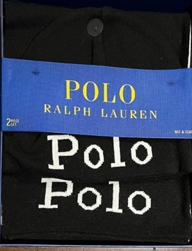 POLO RALPH LAUREN Czapka z szalikiem z USA100%Org.