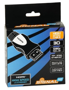 Kabel HDMI wtyki proste 0.5m v1.4 Signal