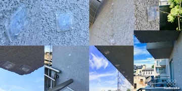 ZESTAW SIATKA NA BALKON PRZECIW PTAKOM GOŁĘBIE 3x3