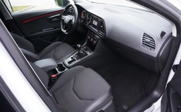 Seat Leon III Hatchback Facelifting 1.5 EcoTSI 130KM 2019 Seat Leon Bezwypadkowy Serwisowany 1-Wlasciciel FR Navi Led Asystenci Piek, zdjęcie 8