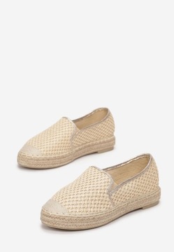 Beżowe Espadryle 39