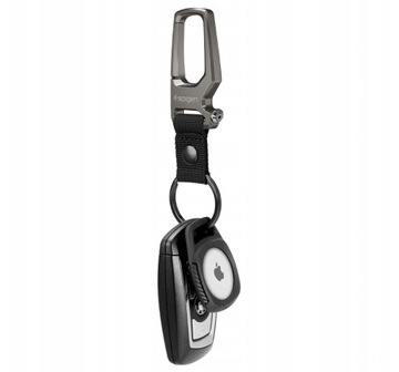 Чехол AirTag, Spigen Rugged, чехол с брелоком для ключей