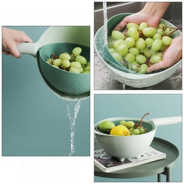 МОЙКА ДЛЯ МОЙКИ ФРУКТОВ КУХОННЫЕ ДРУГЛАСЫ КОРЗИНА С РУЧКОЙ