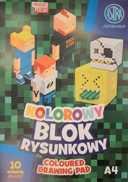 BLOK RYS.KOLOR A4 10K PIXEL/UNICORN