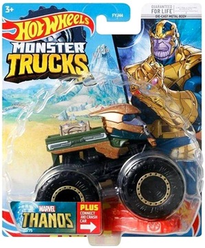 HOT WHEELS MONSTER TRUCKS MARVEL THANOS 1:64 NOWY !!!
